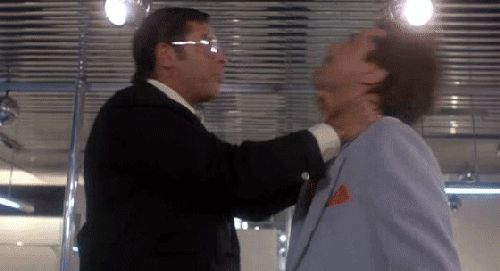 King Of Comedy Jerry strangles Rupert GIF